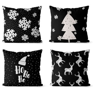 Kit 4 capas de almofadas natal Pb