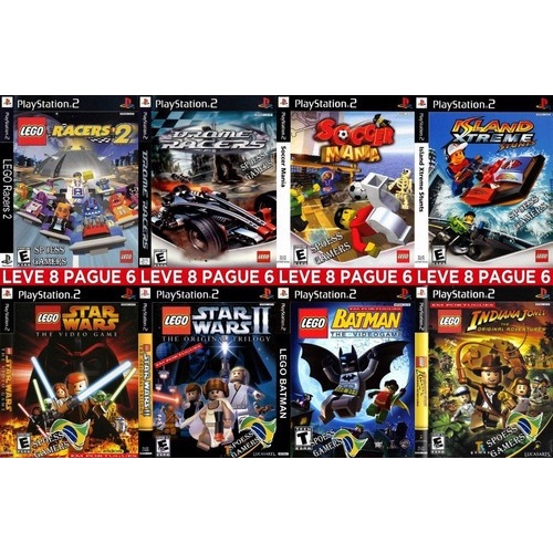 Lego Ps2 Coleção (8 Dvds) Alguns Português Legendas Patch