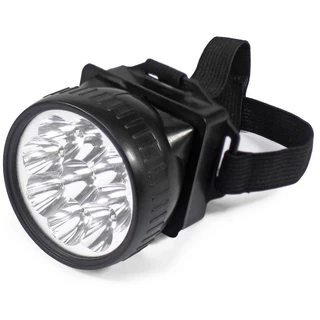 Kit 02 Lanternas De Cabeça Com 7 Leds A Pilha 7cm