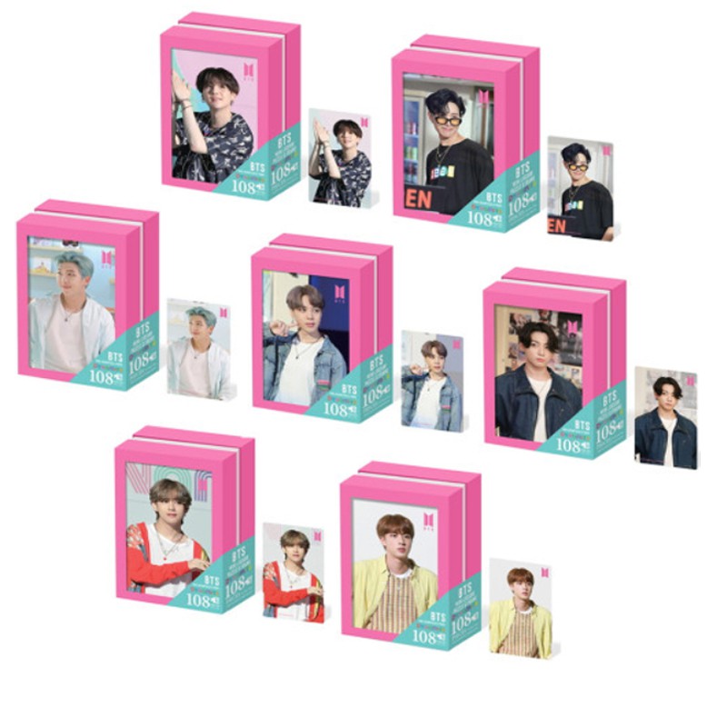 Caixa De Quadro Com Porta-Cabeças Do Bts Dynamite Para Cartão