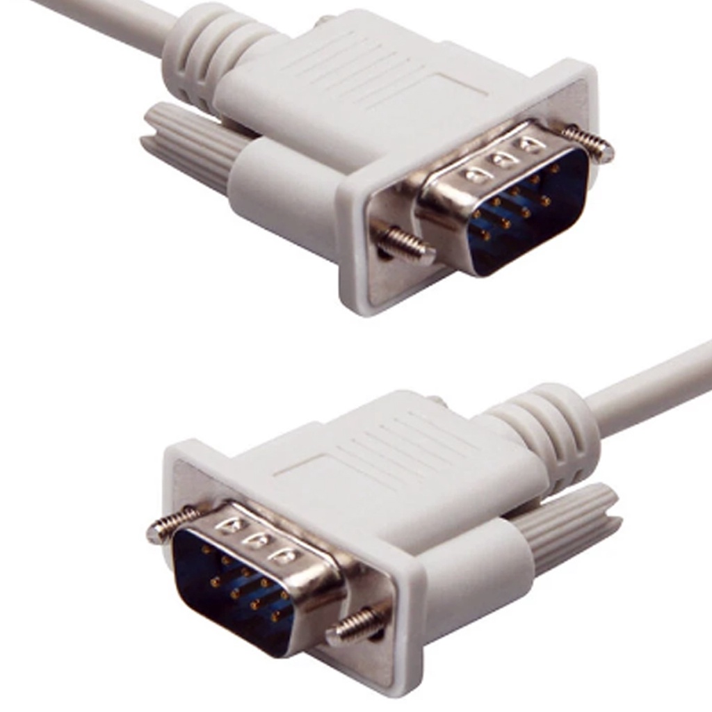 Cabo Serial 9 Pinos Macho X Macho Rs232 Db9 Pinos Invertido | Shopee Brasil