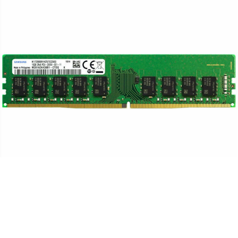 MEMORIA SERVIDOR ECC SAMSUNG 16GB DDR4 2RX8 PC4-2666V-EE1-11