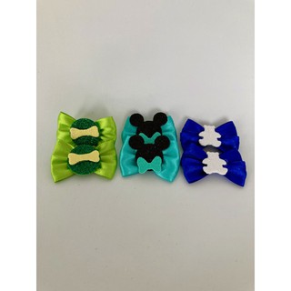 Combo 50 laços para pet macho - em cetim