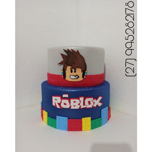 Bolo Fake Roblox - Inspire-se  Criatividades da Dê 