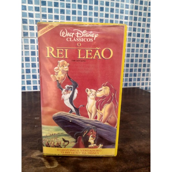 VHS O Rei Leão 1994, Matthew Broderick Legendado Original | Shopee Brasil