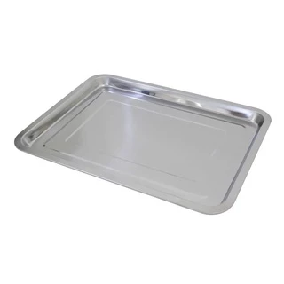 Bandeja Aço Inox Retangular