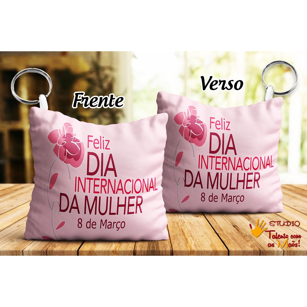 Almochaveiro Personalizado Dia Internacional da Mulher - (30 unidades)
