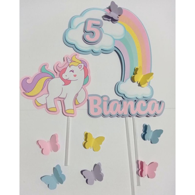 Topper de Bolo Personalizado My Little Pony