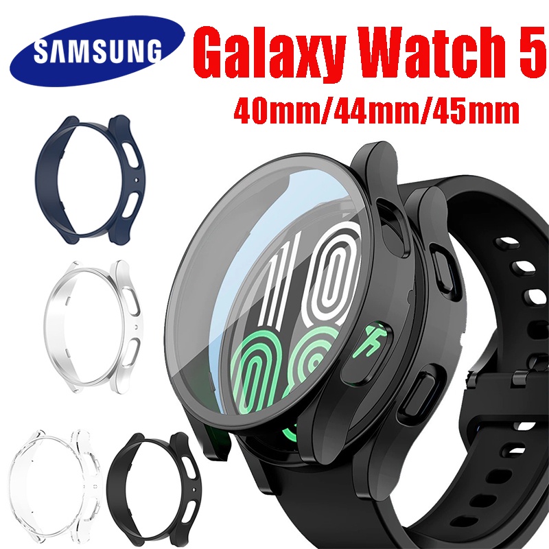 Capa Para Samsung Galaxy Watch 5 - 40mm/44mm SmartWatch Protetor de Tela De Vidro Temperado