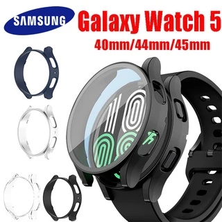 Capa Para Samsung Galaxy Watch 5 - 40mm/44mm SmartWatch Protetor de Tela De Vidro Temperado