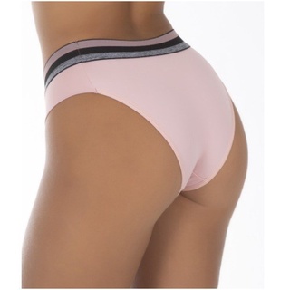 Kit 3 Calcinha Tanga Forro 100% Algodão Cós Alto Cintura Alta Arco Íris