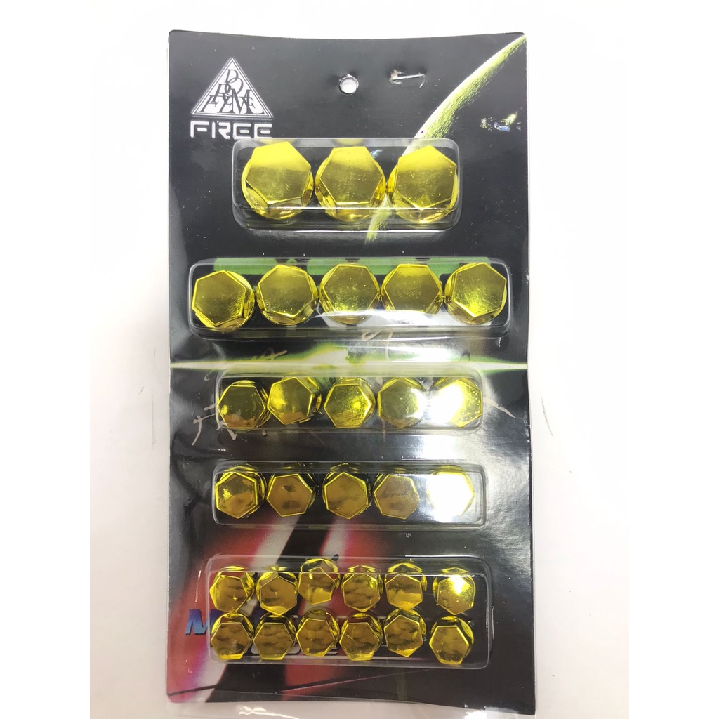 Capa Parafuso Tampa Acabamento Moto Universal 30 Unidades