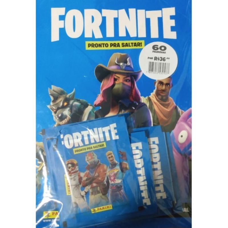 Album De Figurinhas Fortnite Ilustrado 12 Envelopes Panini