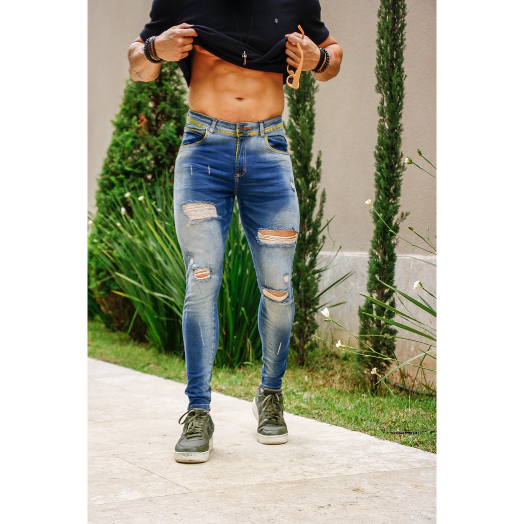 Calça jeans masculina sales tamanho 38