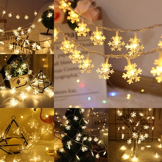 Floco De Neve Luz LED Feliz Decoração Da Árvore De Natal Para Festa Doméstica Ornamento Navidad Gift