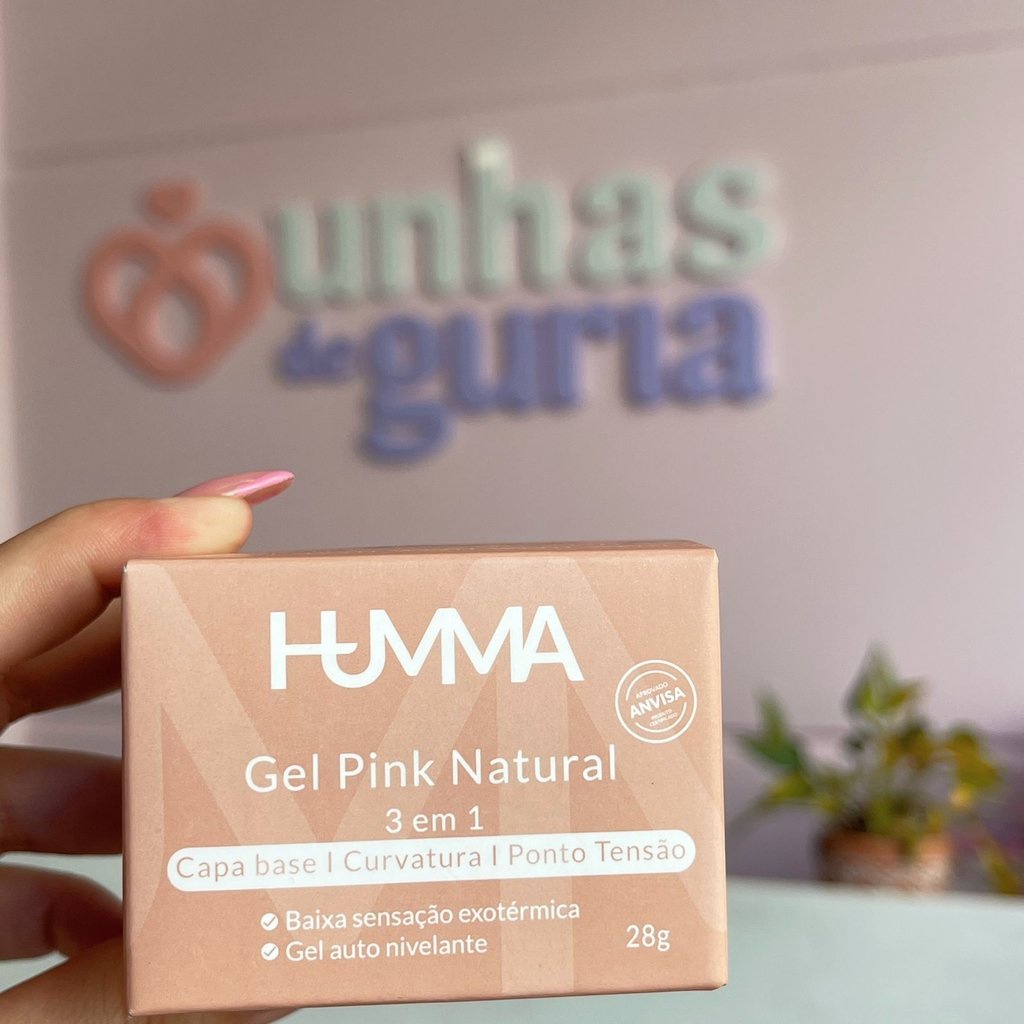 Gel Pink Natural 3 em 1 - Humma | Shopee Brasil