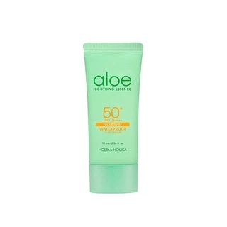 holika holika aloe soothing essence waterproof sun cream SPF50+/PA++++ 70g