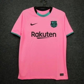 Camisa 3 Barcelona Futebol Clube Third 2020/2021 - Adulto Torcedor - Rosa Masculina
