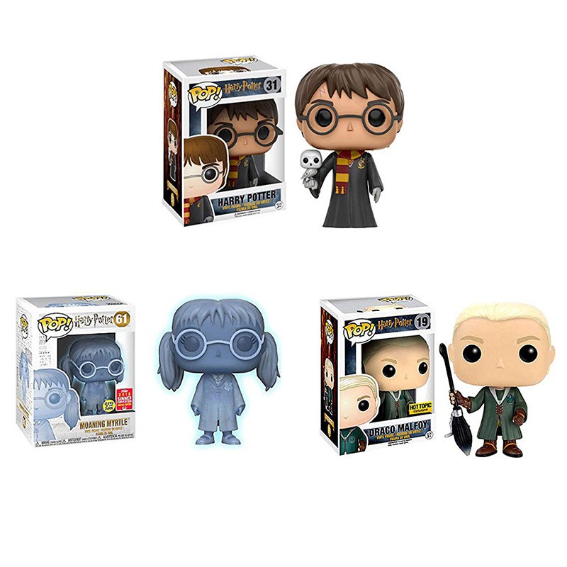 Funko Pop! [Harry Potter]Draco Malfoy Moaning Myrtle limited edition Vinyl Action Figure Toys model Dolls