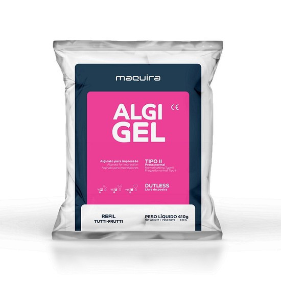 Alginato Algi-gel 410 G - Para Moldes Em Geral - Maquira