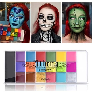 Ucanbe Paleta De Pintura Rosto & Corpo Para Teatro De Arte Festas E Cosplay Halloween