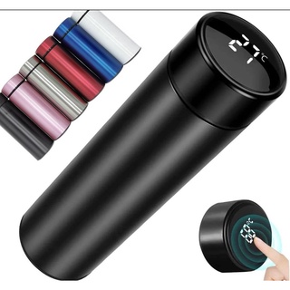 Garrafa Térmica 500ml Com Visor De Temperatura De Led Manter Garrafa Quente E Fria Envio Imediato