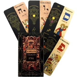 Kabbalistic Tarot Decks De Alta Qualidade Para Placa De Divisão/Jogos De/Cartão Do Grupo Occ