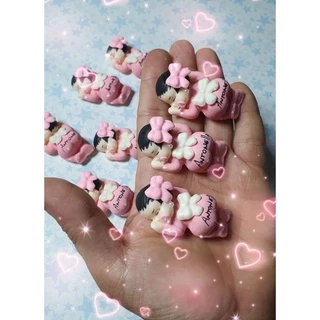 60 lembrancinhas maternidade chá de bebê nascimento aniversário em biscuit em Oferta na Shopee