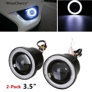 [1 * 3.5 " Anjo Olhos De LED De Nevoeiro SUV Universal White Dirigindo Cabeça De 12V [Quente