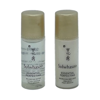 sulwhasoo essential perfecting balancing water, emulsion size mini set (exp. 13.10.2024) em Oferta na Shopee