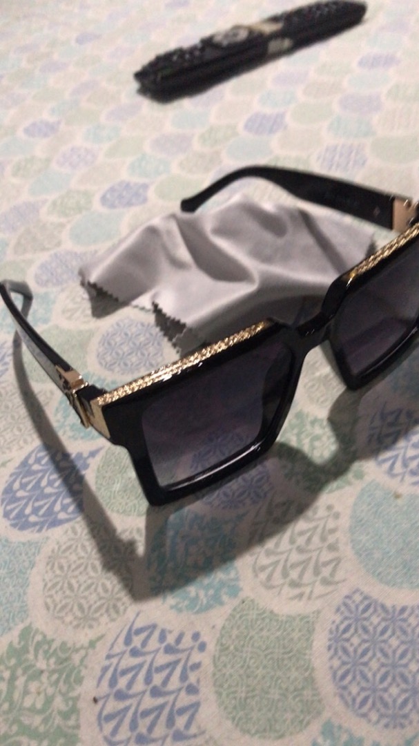 Óculos de Sol LOUIS VUITTON 1.1 Millionaire Premium Unissex Preto Feminino  Masculino Retro