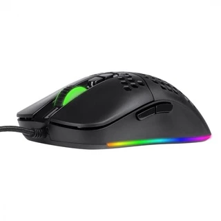 MOUSE GAMER COM LED RGB- 7600 DPI CABO USB 1.8 METRO