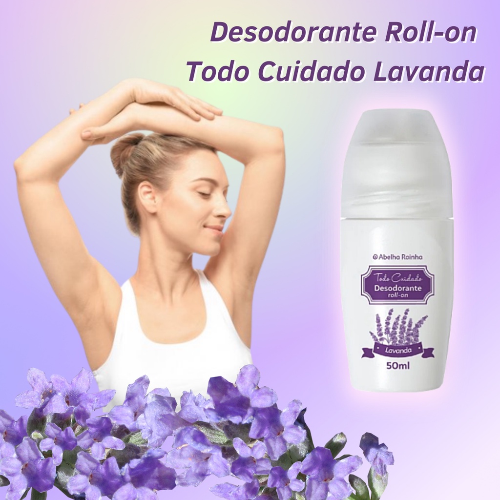 Desodorante Rolon Anti Transpirante Cheirinho de Lavanda Proteção e ...