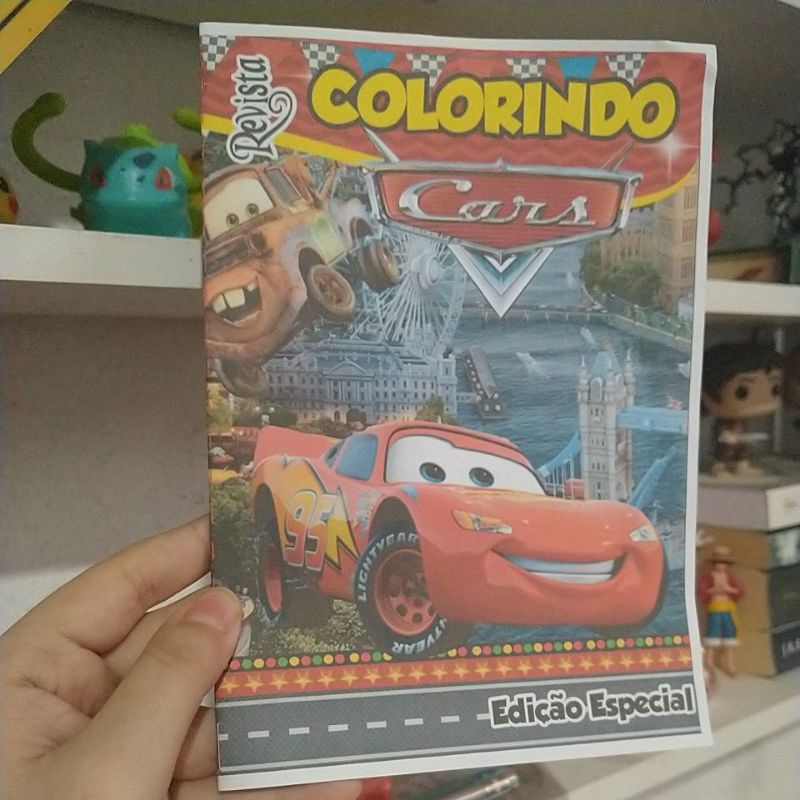 Livro De Colorir Carros Disney | Shopee Brasil
