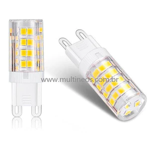 Kit 20 Lâmpada Led G9 5W Halopin 3000K 6500K em Oferta na Shopee