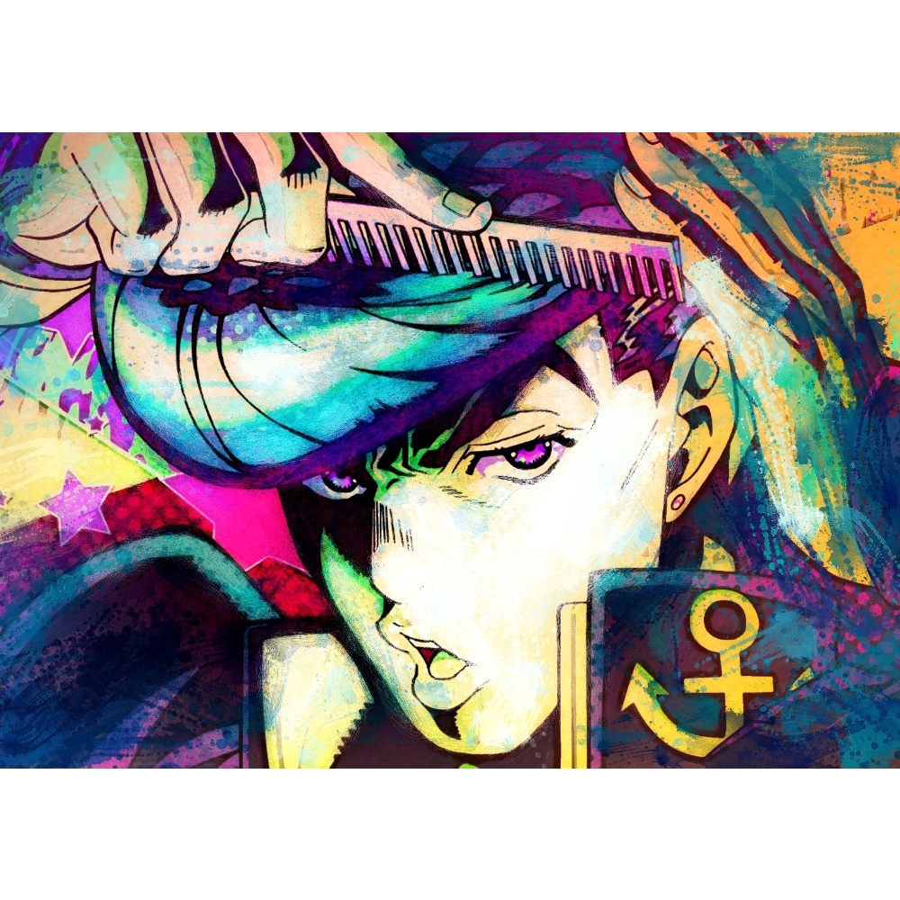 Quadro decorativo Josuke Jojos Bizzare Adventure