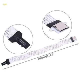 Lun Para Fêmea Para Cartão Memória Extensão Flexível Extensor Adaptador Leitor Linker