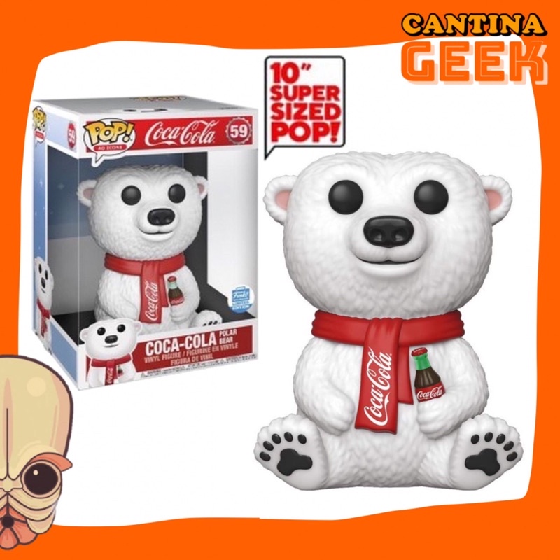 Funko Pop! Polar Bear 10'' Coca Cola Exclusive #59 | Shopee Funko Pop! Polar Bear 10'' Coca Cola Exclusive #59 | Shopee