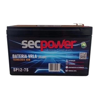 Bateria Selada 12V 7Ah Agm Vrla - Alarme, Nobreak