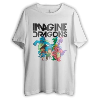 Camiseta Algodão Unissex Tshirt Imagine Dragons Funny