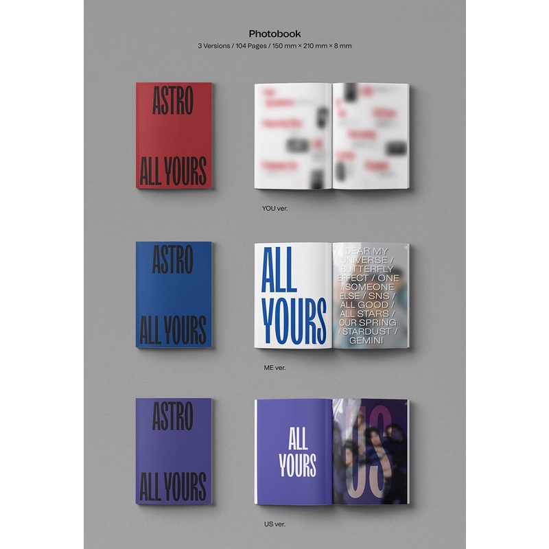 ASTRO 2nd Full Album - ALL YOURS | Shopee Brasil