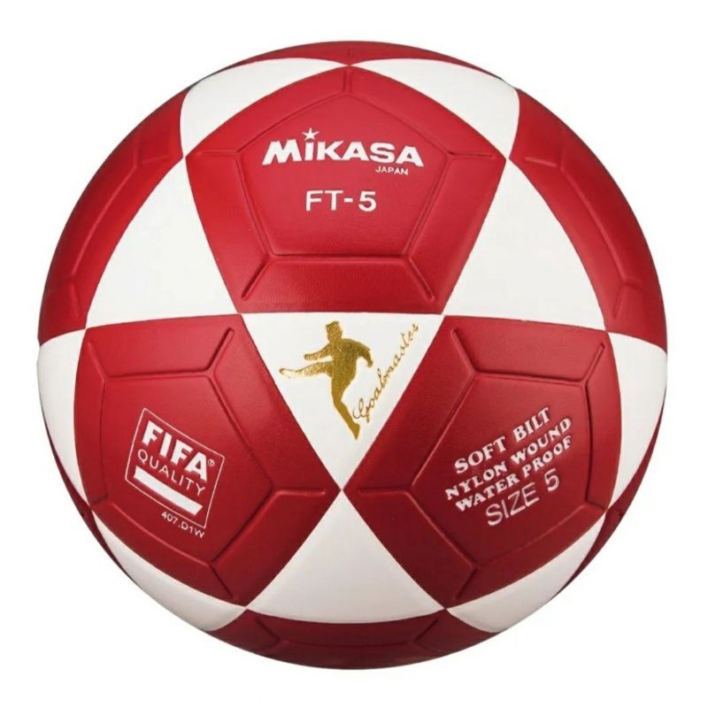 Mikasa Bola de futebol FT5 Goal Master (amarelo/preto, tamanho 5)