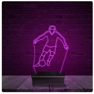 Luminária e Abajur Acrílico Led - Futebol Esporte 10