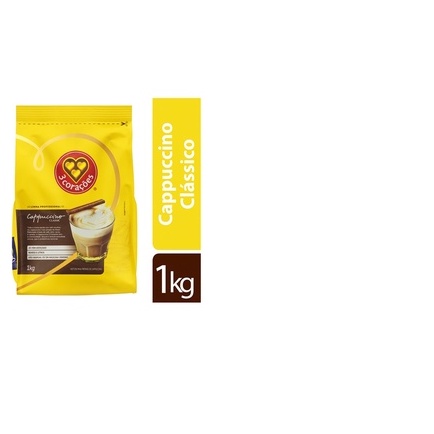 Capuccino 3 Corações Classic Cremoso Vending 1 Kg