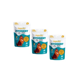 Combo 3un Fitodent Dog Sticks Auxilia Na Higiene Oral Em Cães 160g