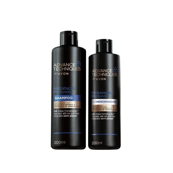 Kit Shampoo E Condicionador Hidratação Profunda Advance Techniques Avon