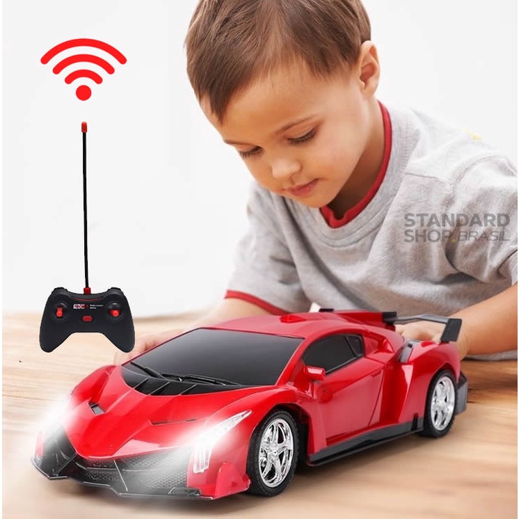 Lamborghini De Controle Remoto Carrinho Corrida 7 Funções - ShopJJ