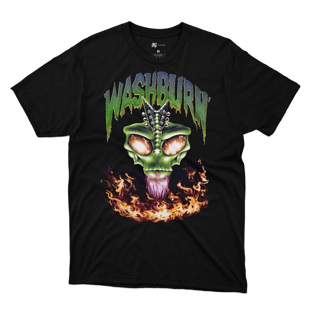 Camiseta Washburn Alien Dime Dimebag Darrell Pantera 100% Algodão ...