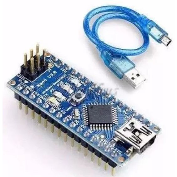 Placa Compatível Arduino Nano V30 Atmega 328 Com Cabo Usb Shopee Brasil 1207