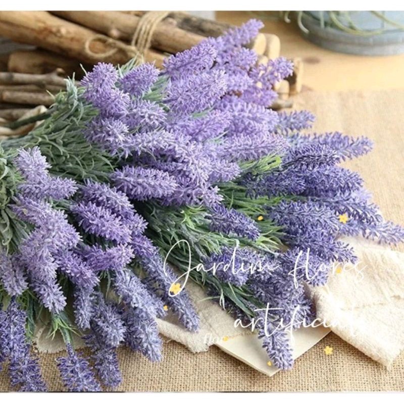 Flor Lavanda Artificial UNIDADE Toque Real Decoração